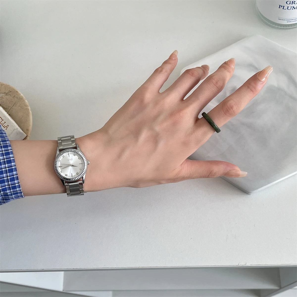 2025 New Woman Wrist Watches Dress Gold Watch Women Crystal Diamond Watches Stainless Steel Silver Watch Women