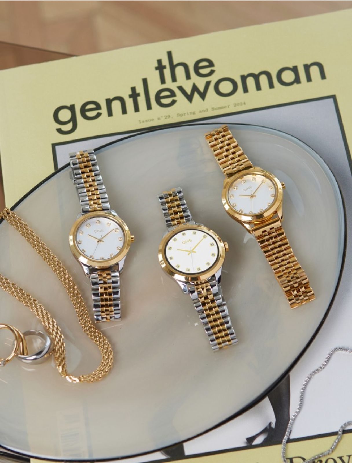 Relogio One Twin GOLD