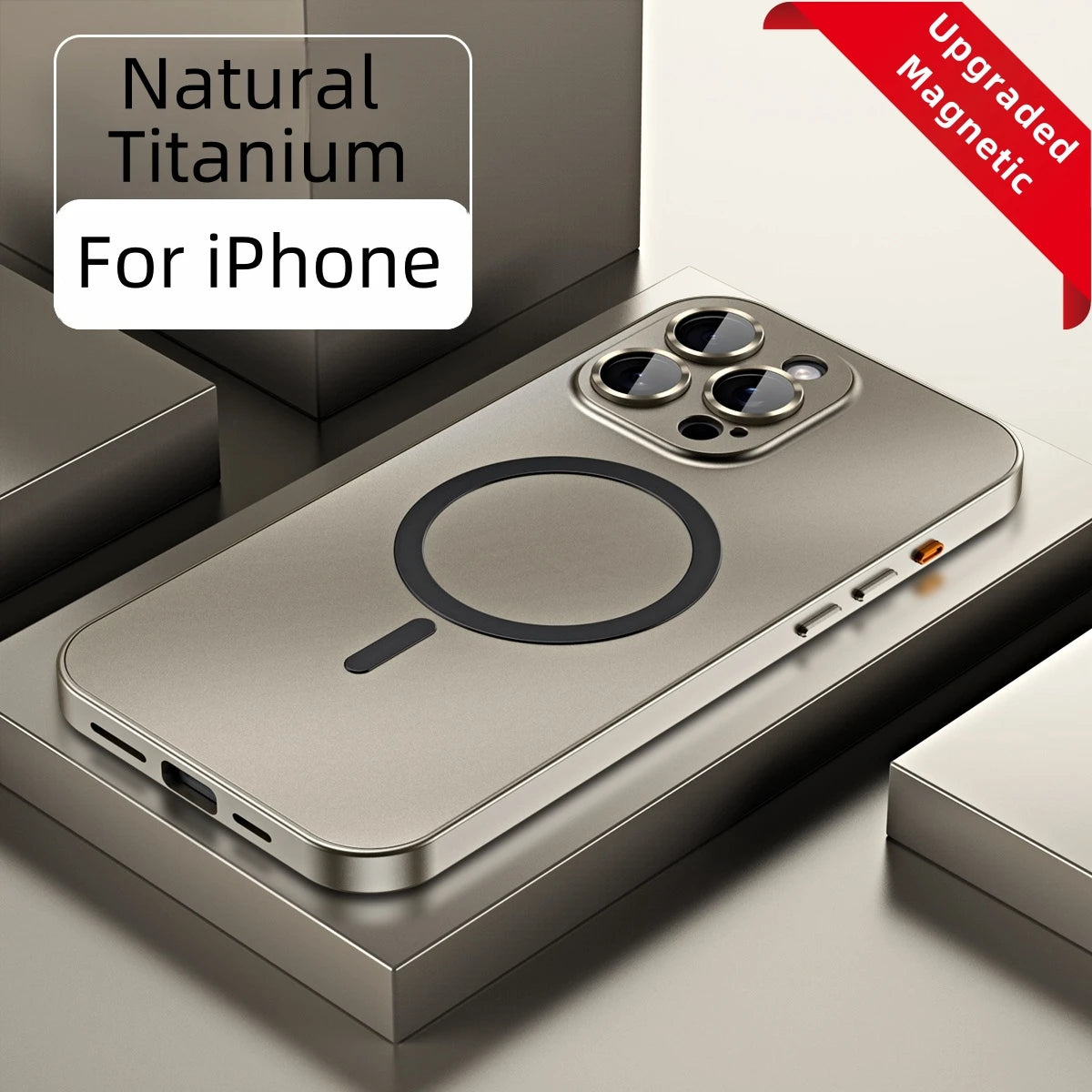 Luxury Aluminum Metal Frame Magsafe Phone Case For iPhone 17 Air 16 15 14 13 12 Pro Max Plus Magnetic Charge Shockproof PC Cover