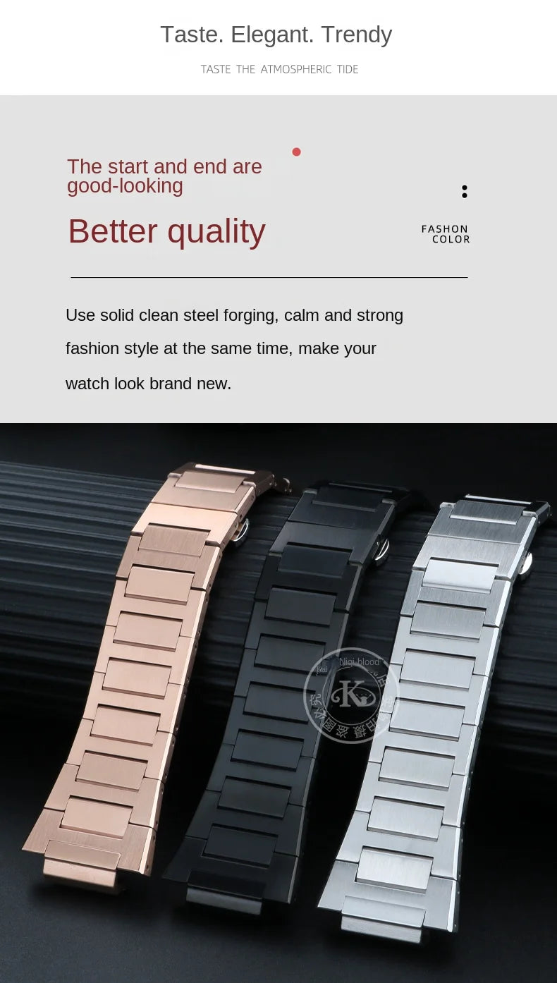 For Casio GA-2100 GM2100 watchband G-SHOCK farmhouse oak modified refined steel watch chain steel men's strap wristband Bracelet