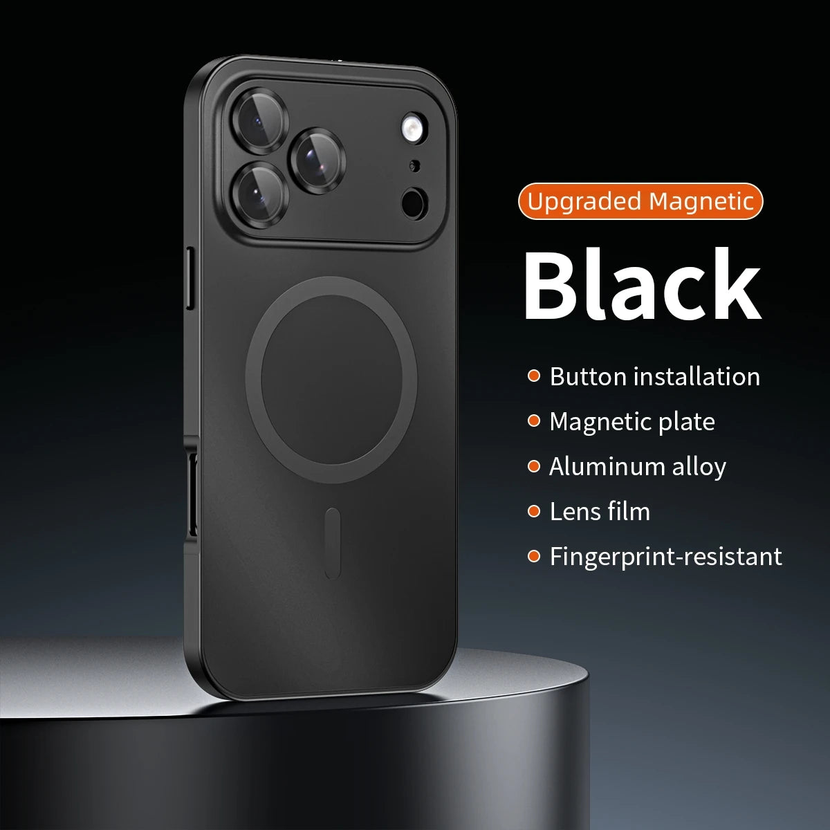 Luxury Aluminum Metal Frame Magsafe Phone Case For iPhone 17 Air 16 15 14 13 12 Pro Max Plus Magnetic Charge Shockproof PC Cover