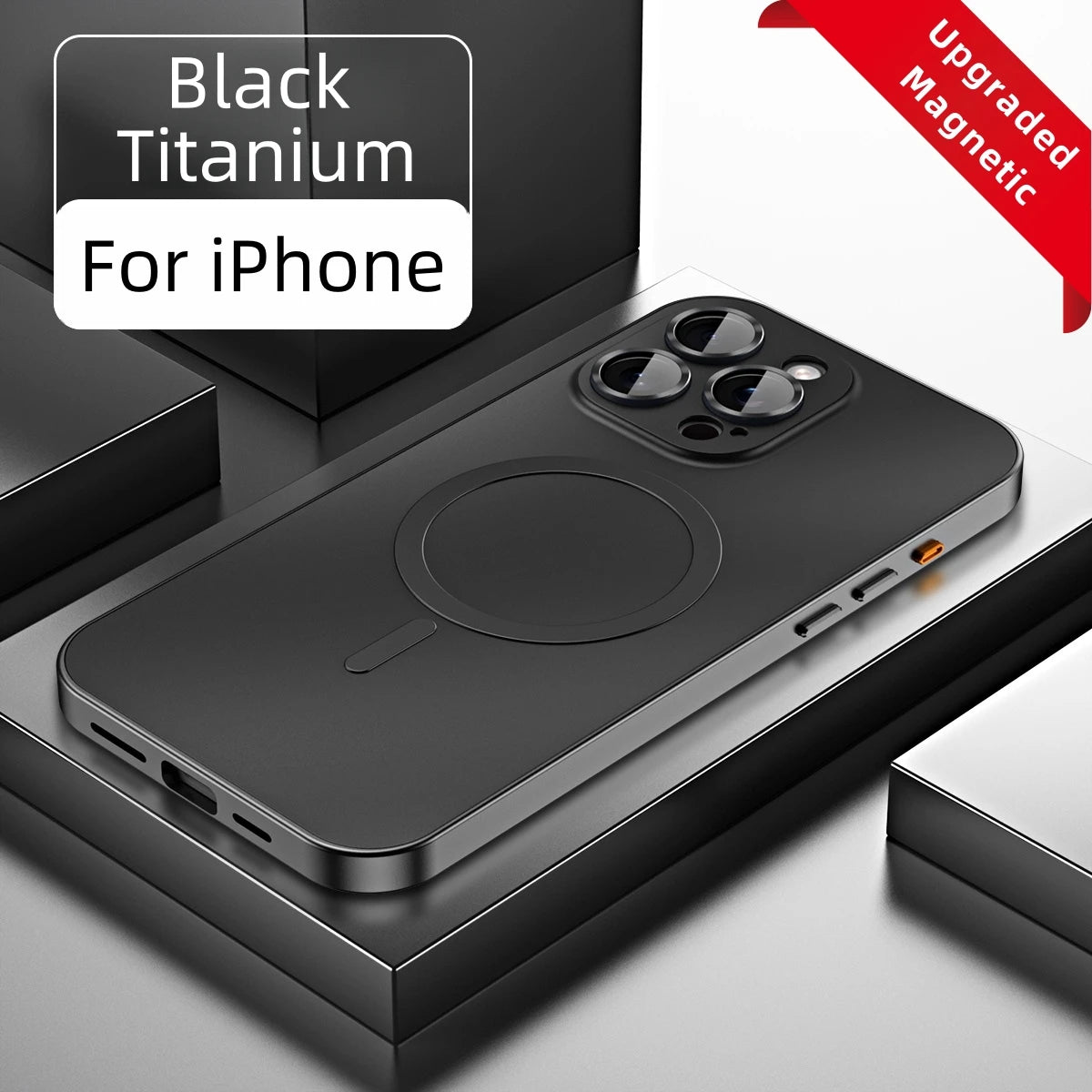 Luxury Aluminum Metal Frame Magsafe Phone Case For iPhone 17 Air 16 15 14 13 12 Pro Max Plus Magnetic Charge Shockproof PC Cover