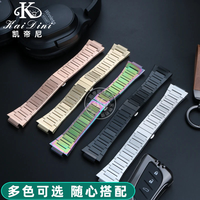 For Casio GA-2100 GM2100 watchband G-SHOCK farmhouse oak modified refined steel watch chain steel men's strap wristband Bracelet